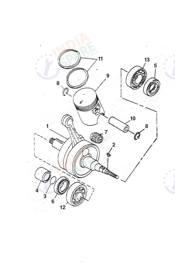 CRANKSHAFT & PISTON